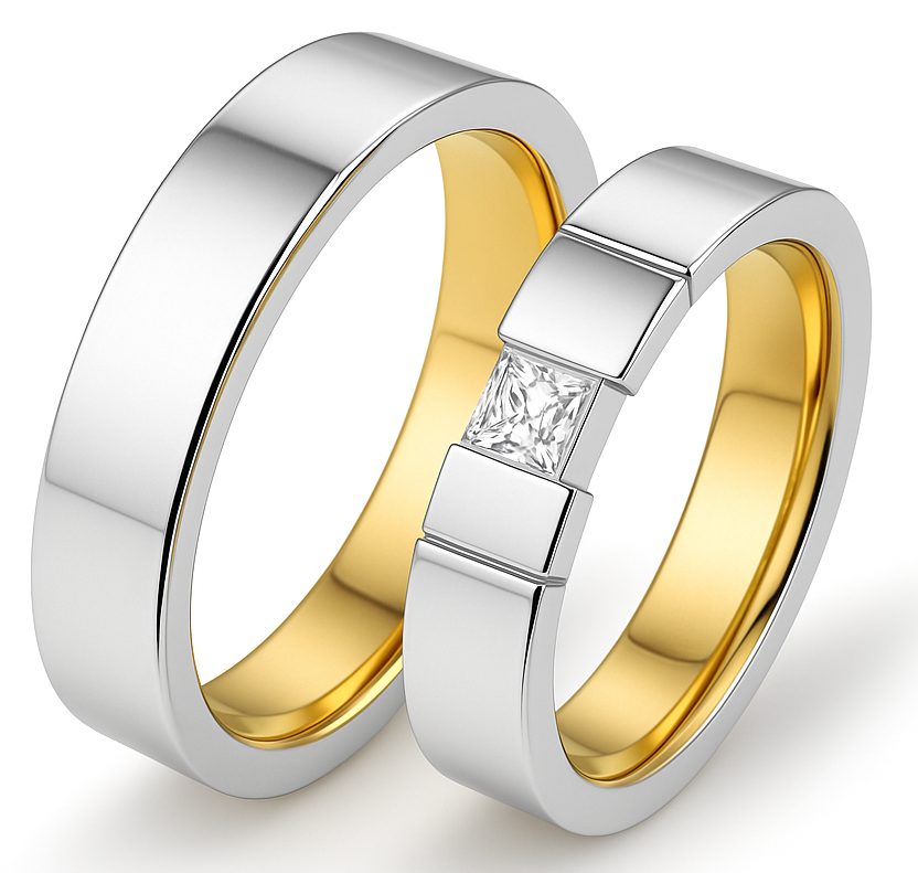 Trouwen, trouwringen, handgemaakt